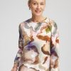 Zenergy® Scuba Floral Long-Sleeve Top