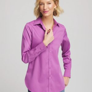 No Iron™ Stretch-Sateen Shirt