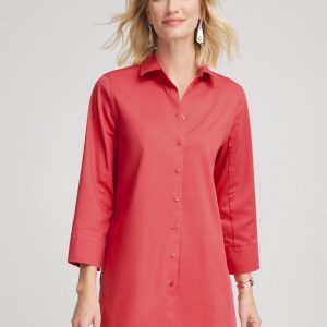No Iron™ Classic Button Down Tunic
