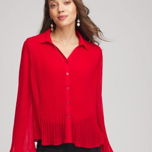 Pleated Georgette Blouse