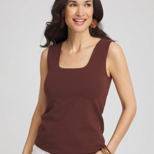 Contour Cotton™ Square Neck Tank