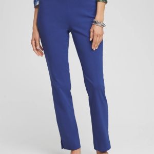 Brigitte Rivet Slit Ankle Pants