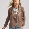 Suede Moto Jacket