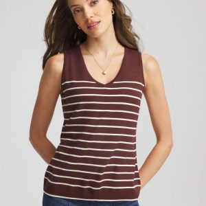 Ella Striped Sweater Tank