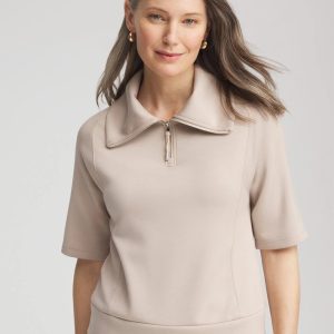 Zenergy® Scuba Half-Zip Top