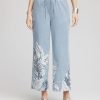 Lightweight Drawstring Cropped Denim