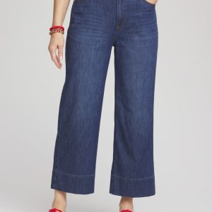 Wide Cropped Summer Jeans