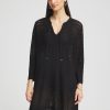 Chico's Tie-Front Beach Swimsuit Cover-Up