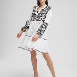 Eyelet Swim Dress Coverup
