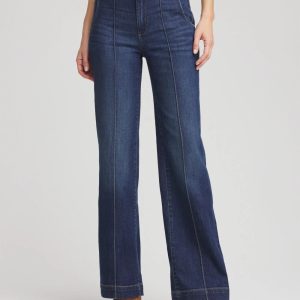 Petite High-Rise Straight Fit Jeans