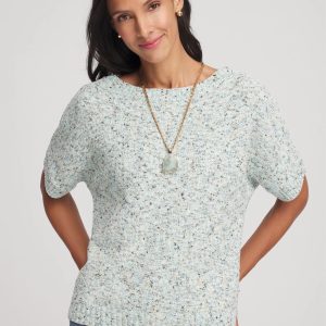 Textured Dolman Pullover Sweater