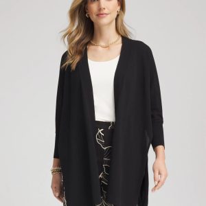Long & Tie-Front Cardigan