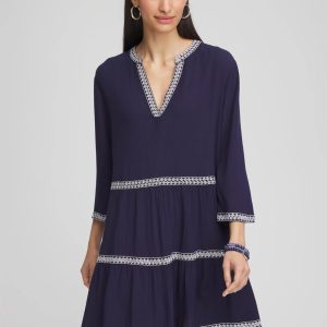 Chico's Beach Swimsuit Cover-Up Dress