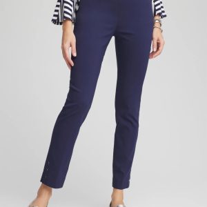 Brigitte™ Pull-On Slim Rivet Ankle Pants