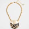 Golden Tortoise Pendant Necklace
