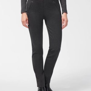Petite Juliet Trim Detail Ponte Pants