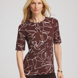 Touch of Cool™ Elbow-Sleeve Perfect Tee