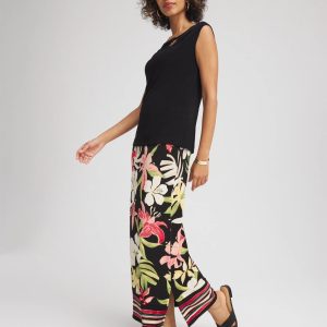 Travelers™ Tropical-Lily Midi Skirt