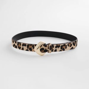 Animal Print Trouser Belt