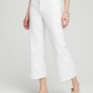 Cropped Wide Leg Jeans