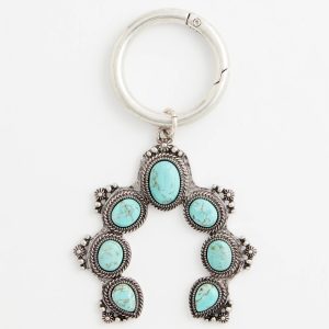 Equestrian Turquoise Bag Charm
