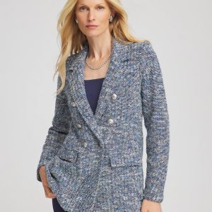 Tweed Double-Breasted Blazer