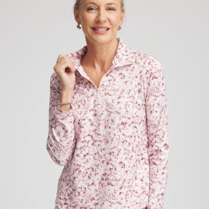 Zenergy® UPF Printed Zip-Front Pullover