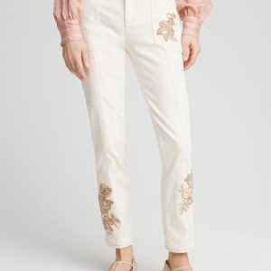 Girlfriend Ankle Utility Jeans