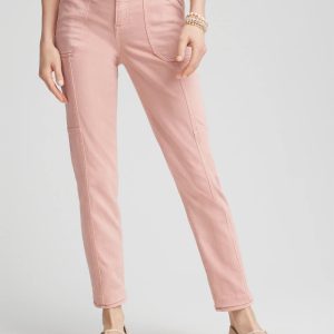 Girlfriend Ankle Utility Jeans
