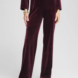 Petite Travelers™ Velvet No Tummy Pants
