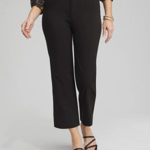 Petite Trapunto Wide Leg Cropped Pants