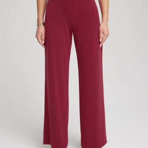 Petite Travelers™ Knit Wide-Leg Pants