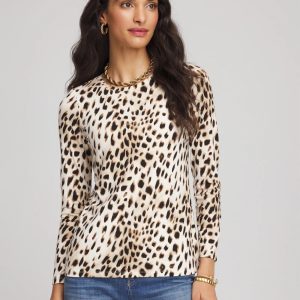 Animal Print Touch of Cool™ Layering Tee